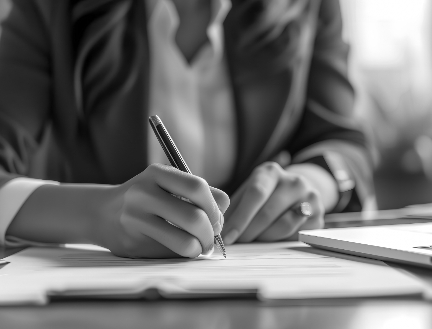 Stock image of office activity